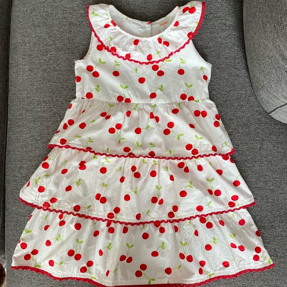 Gymboree Very Cherry Tiered Ruffle Dress